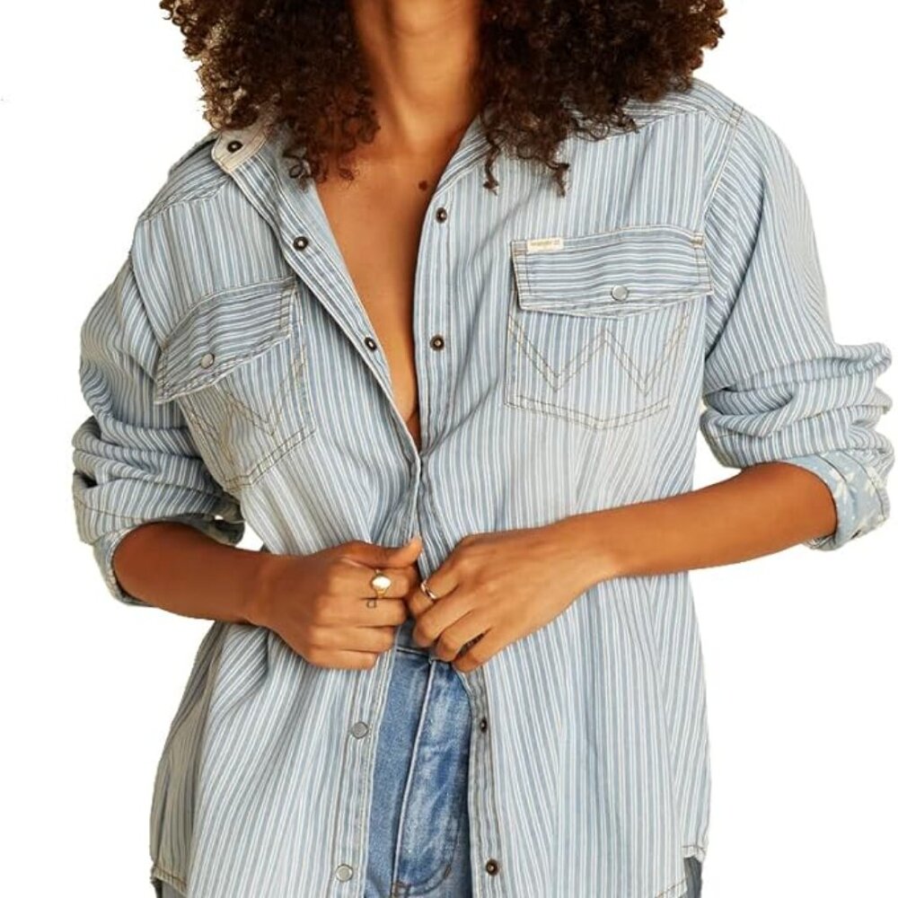 Billabong x Wrangler Headed West 2 Shirt Denim